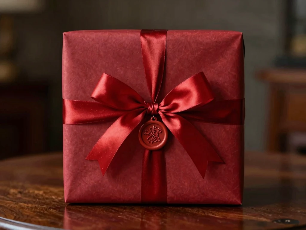 Classic elegance gift wrapping package